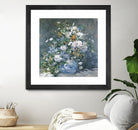 Bouquet Printanier by Auguste Renoir on GIANT ART - blue flowers floral