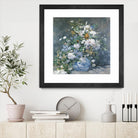 Bouquet Printanier by Auguste Renoir on GIANT ART - blue flowers floral