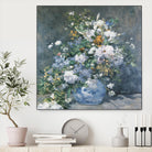 Bouquet Printanier by Auguste Renoir on GIANT ART - blue flowers floral