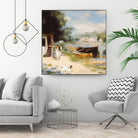 Vue de Bougival by Auguste Renoir on GIANT ART - beige masters renoir