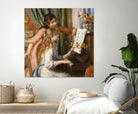 Jeunes filles au piano by Auguste Renoir on GIANT ART - beige figurative young women
