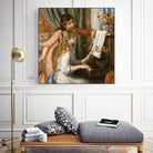 Jeunes filles au piano by Auguste Renoir on GIANT ART - beige figurative young women