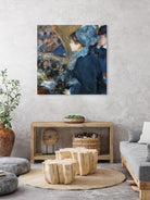 À l'opéra by Pierre-Auguste Renoir on GIANT ART - beige figurative woman