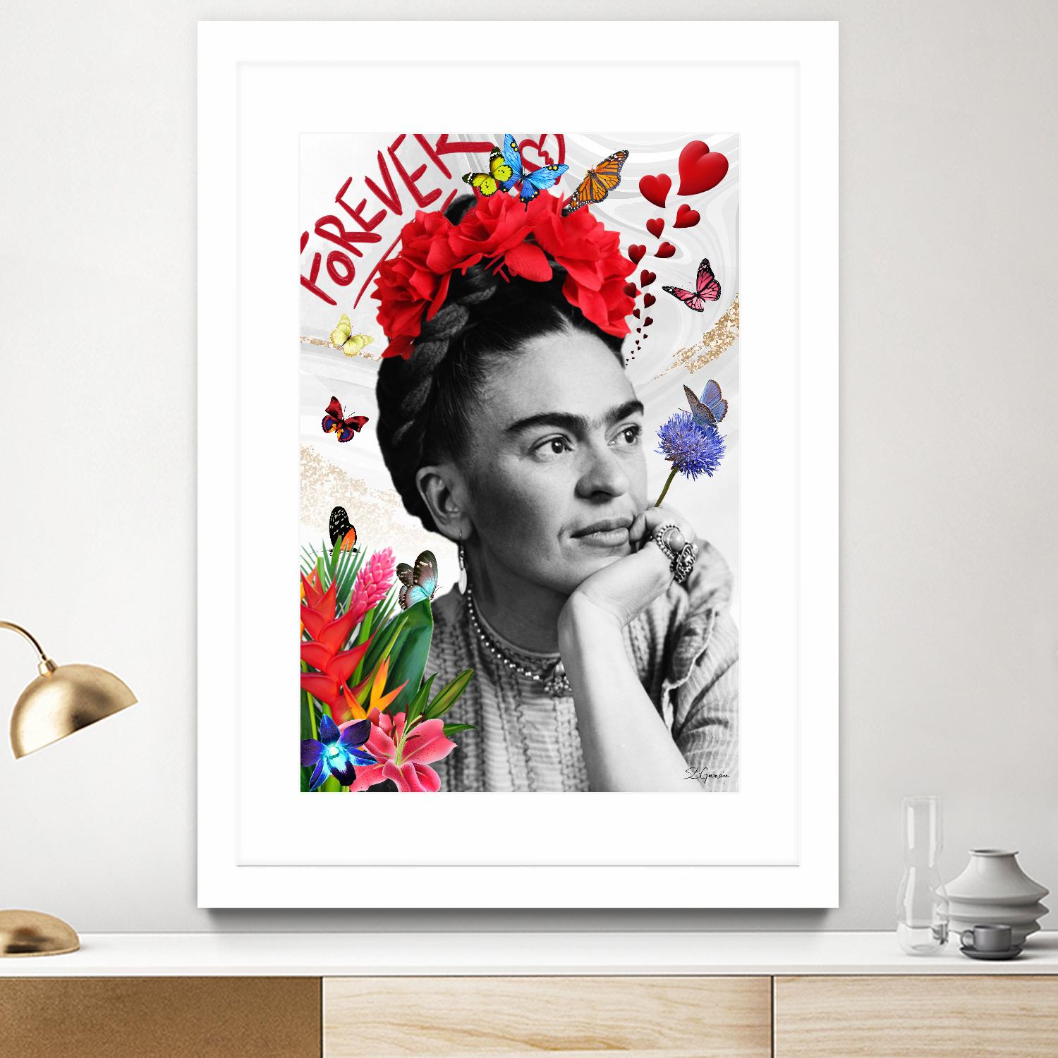 Forever by Carole St-Germain on GIANT ART - red photograph frida khalo