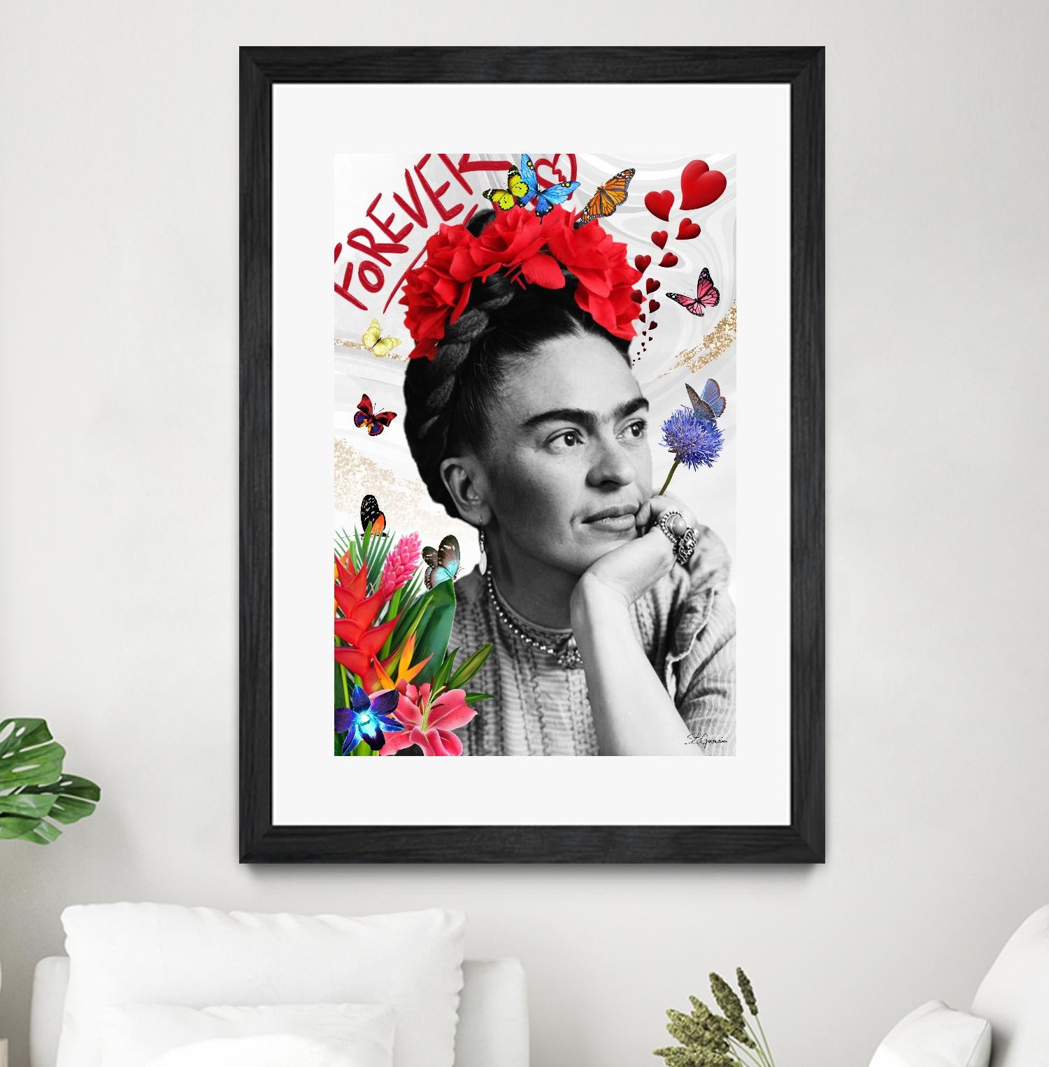 Forever by Carole St-Germain on GIANT ART - red photograph frida khalo