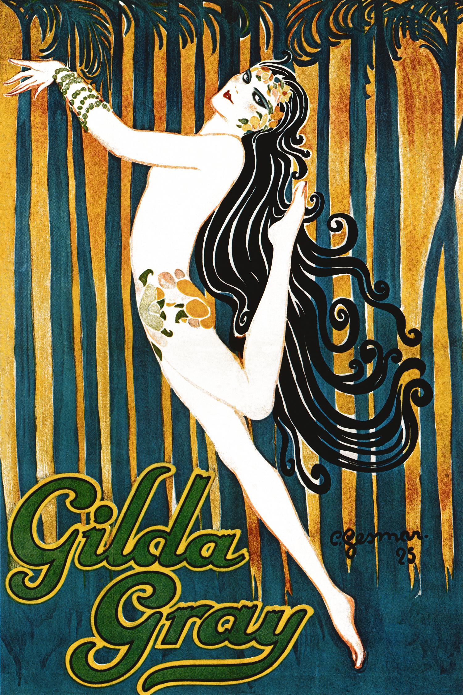 Gilda Gray by Archive on GIANT ART - yellow vintage