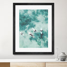 Surfers I by Unknown on GIANT ART - blue coastal ocean