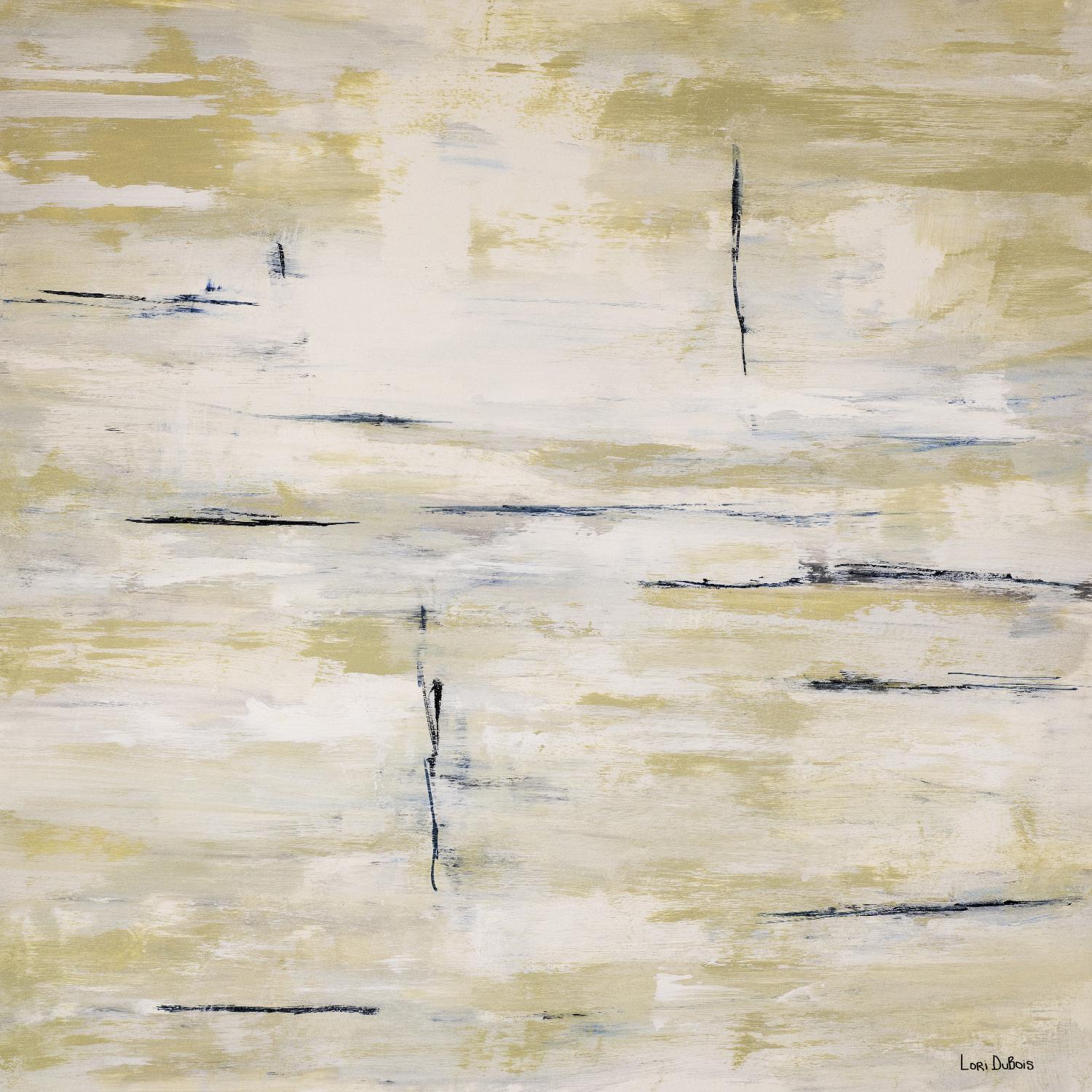 RainWater - Beige by Lori Dubois on GIANT ART - beige abstract ton sur ton