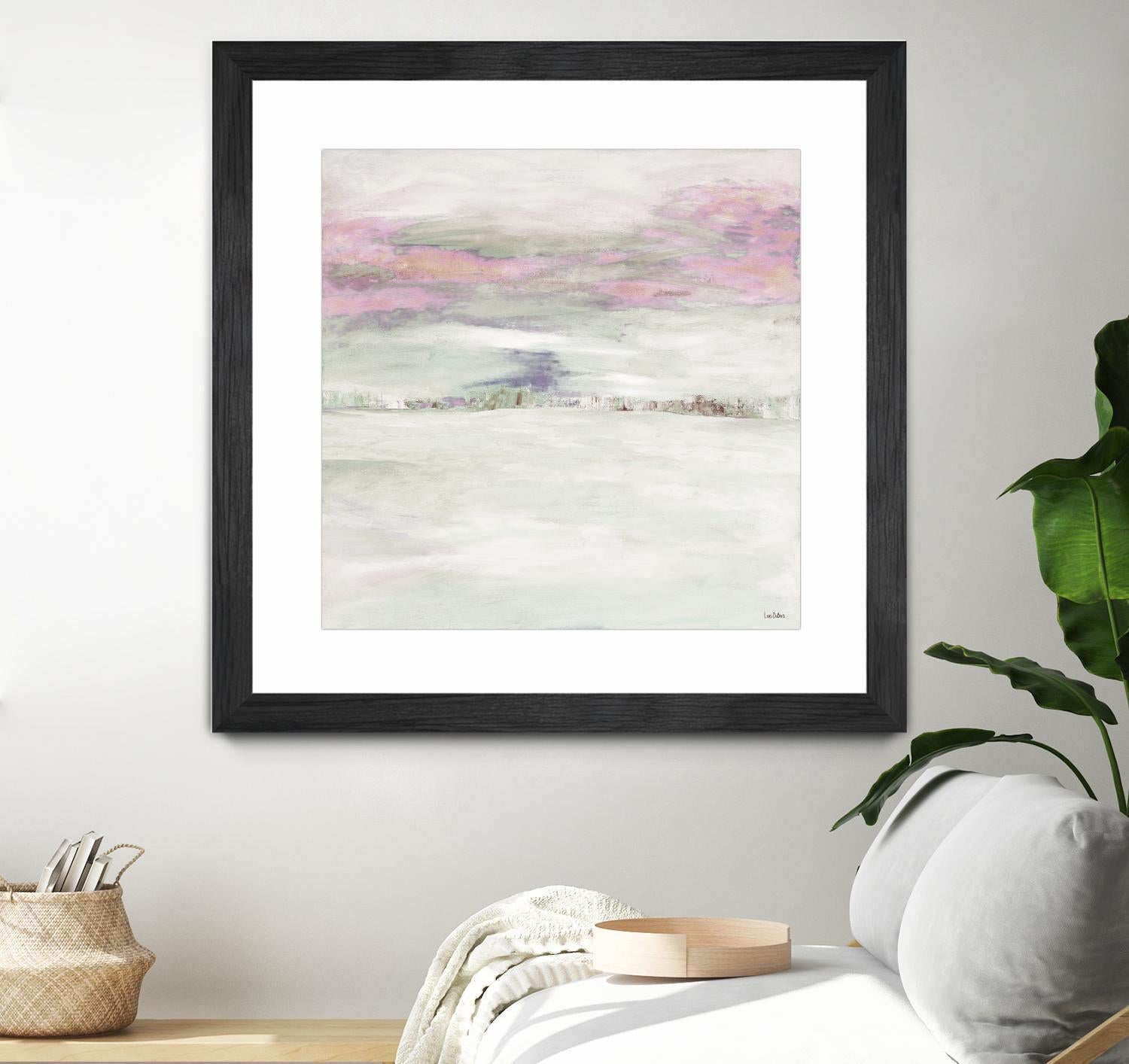 Winter Sky by Lori Dubois on GIANT ART - pink abstract paysage contemporain