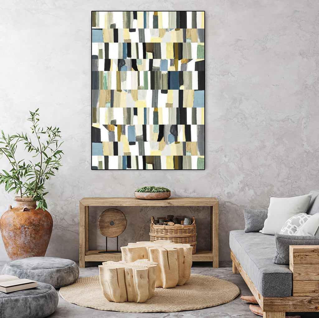 Logic-II by Lori Dubois on GIANT ART - beige patterns tan