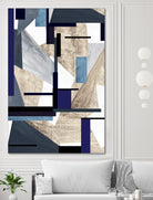 InTheKnow by Lori Dubois on GIANT ART - white & black geometric grays