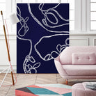 BluePoint by Lori Dubois on GIANT ART - blue linear