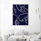 BluePoint by Lori Dubois on GIANT ART - blue linear