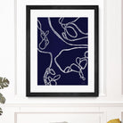 BluePoint by Lori Dubois on GIANT ART - blue linear