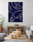 BluePoint by Lori Dubois on GIANT ART - blue linear