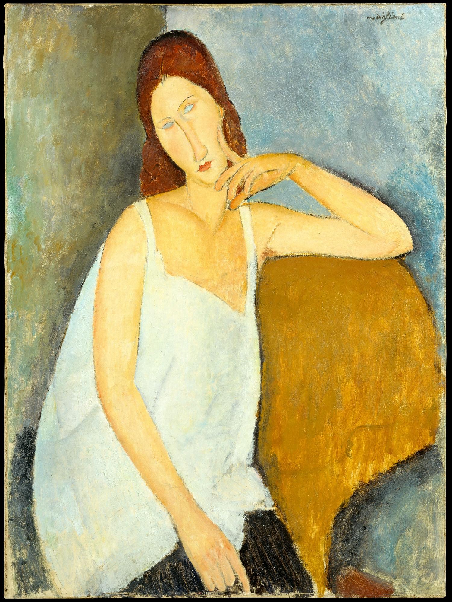 Jeanne Hébuterne (1898–1920) by Amedeo Modigliani on GIANT ART - museums