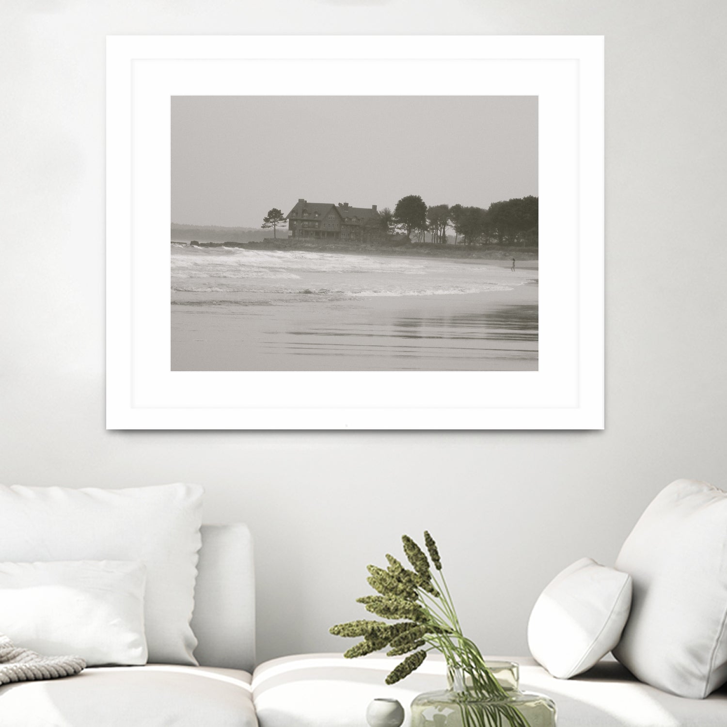 Parsons Beach by Pauline Aubut on GIANT ART - white photography sand