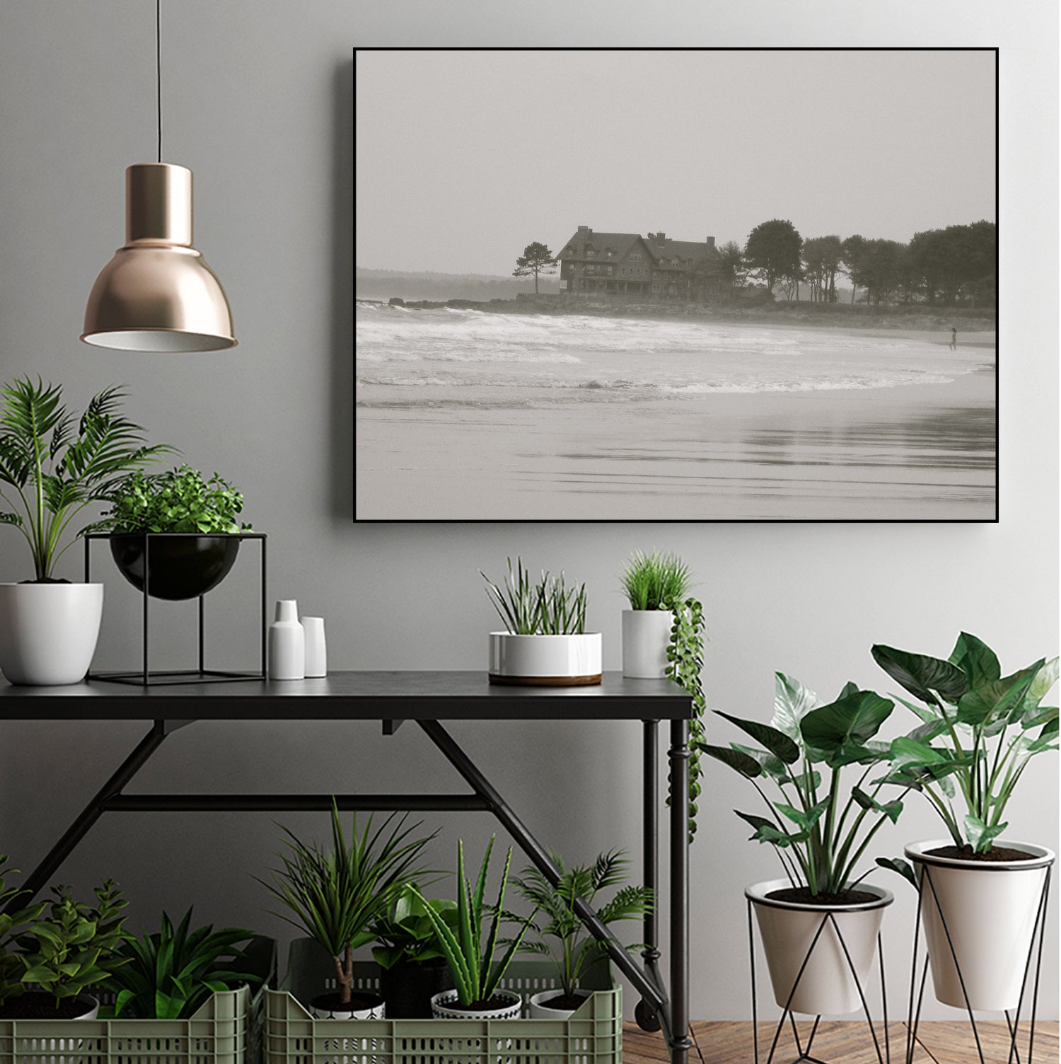 Parsons Beach by Pauline Aubut on GIANT ART - white photography sand