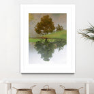 I look at life on both sides now by Pauline Aubut on GIANT ART - green botanical reflection