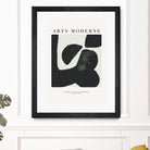 Art Moderne  by M Studio on GIANT ART - black boho