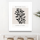 Forms of Art by M Studio on GIANT ART - beige botanical