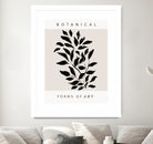 Forms of Art by M Studio on GIANT ART - beige botanical