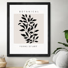 Forms of Art by M Studio on GIANT ART - beige botanical