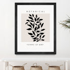 Forms of Art by M Studio on GIANT ART - beige botanical