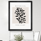 Forms of Art by M Studio on GIANT ART - beige botanical