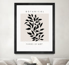 Forms of Art by M Studio on GIANT ART - beige botanical