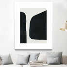 Black Abstract  by M Studio on GIANT ART - black scandinavian