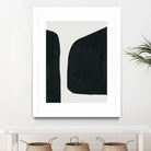 Black Abstract  by M Studio on GIANT ART - black scandinavian