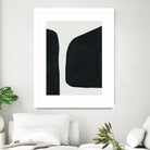 Black Abstract  by M Studio on GIANT ART - black scandinavian