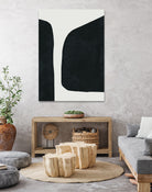 Black Abstract  by M Studio on GIANT ART - black scandinavian