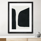 Black Abstract  by M Studio on GIANT ART - black scandinavian