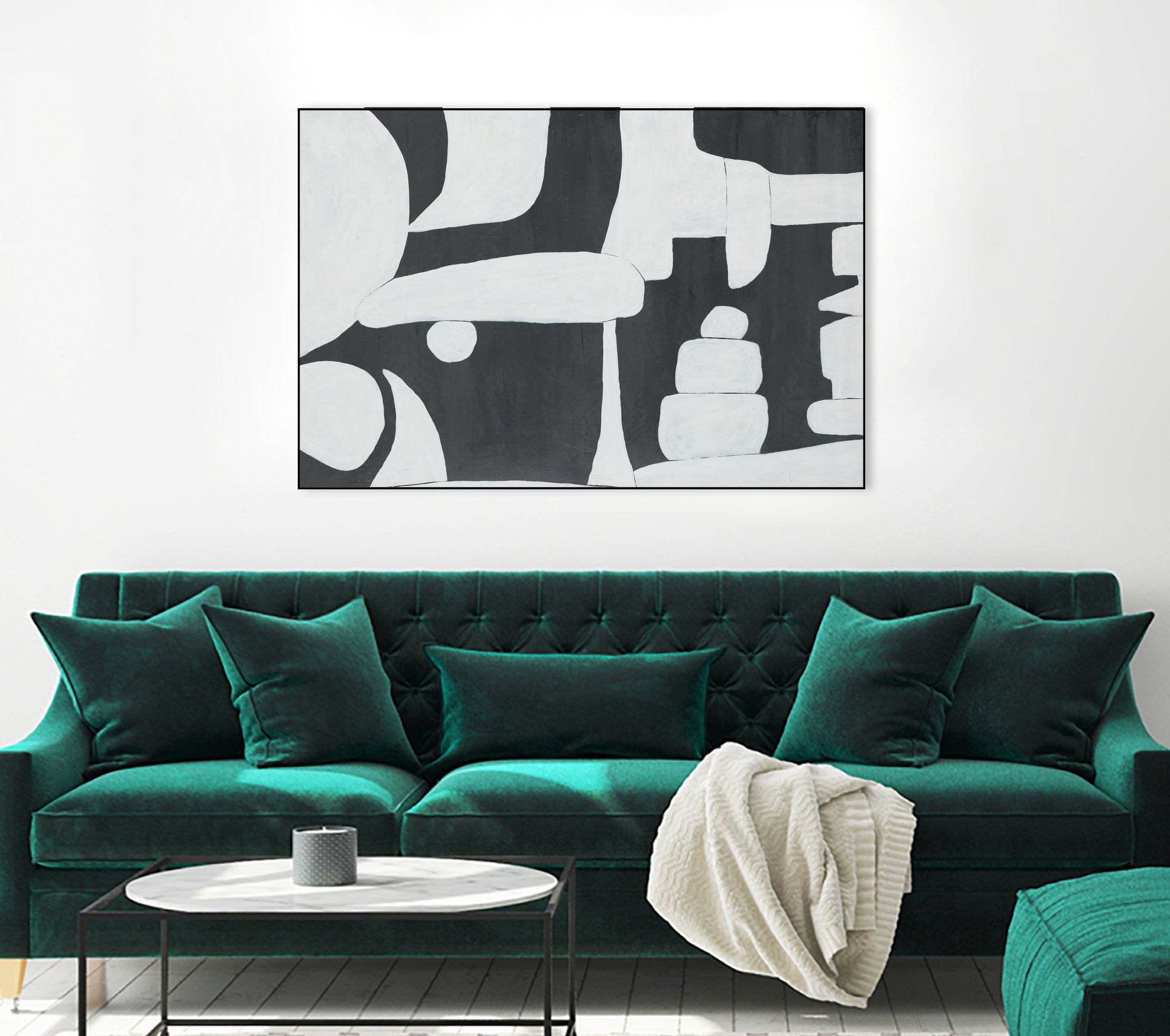 Remembering Decades by Daleno Art on GIANT ART - black abstract