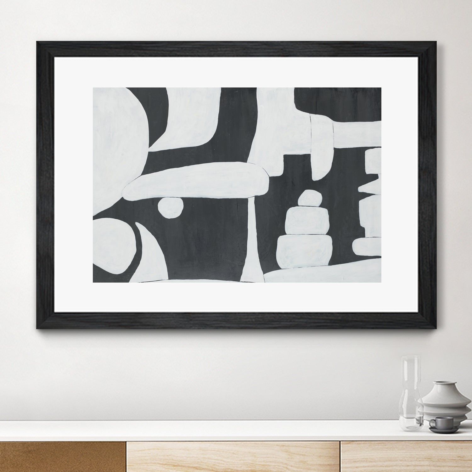 Remembering Decades by Daleno Art on GIANT ART - black abstract