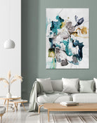 Diffuse II by Daleno Art on GIANT ART - green abstract abstrait