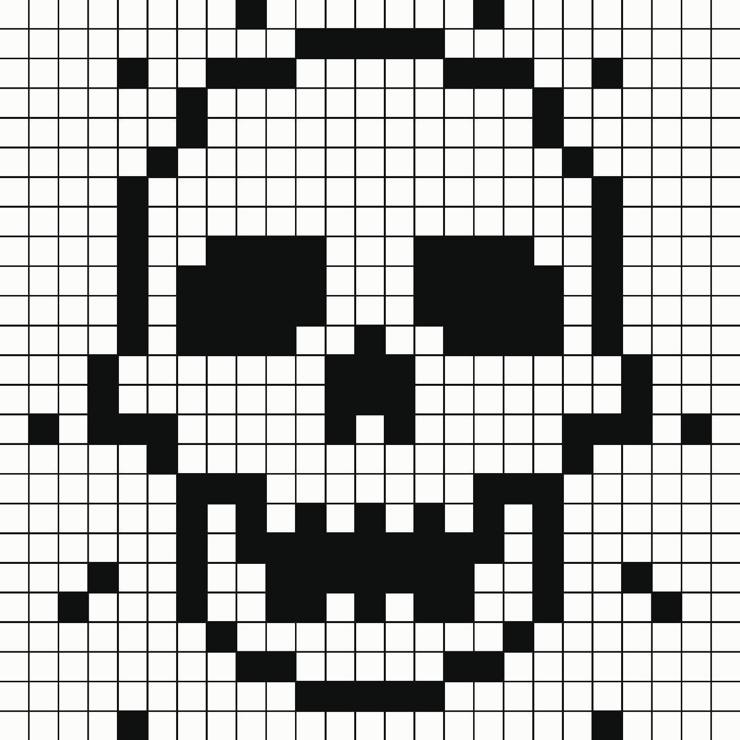 Crossed my Mind by Daleno Art on GIANT ART - white black&white skeleton 