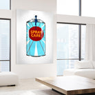 Public Expression II by Daleno Art on GIANT ART - red typography spray can 