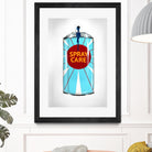 Public Expression II by Daleno Art on GIANT ART - red typography spray can 