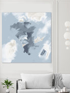 Peaches and Cream II by Daleno Art on GIANT ART - beige abstract