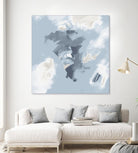 Peaches and Cream II by Daleno Art on GIANT ART - beige abstract