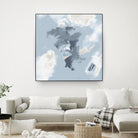 Peaches and Cream II by Daleno Art on GIANT ART - beige abstract