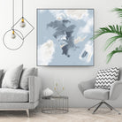 Peaches and Cream II by Daleno Art on GIANT ART - beige abstract