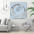 The Calm Before II by Daleno Art on GIANT ART - blue shapes abstrait 