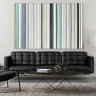 Never Going Straight by Daleno Art on GIANT ART - pink linear stripes