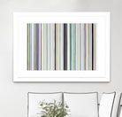 Never Going Straight by Daleno Art on GIANT ART - pink linear stripes