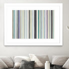 Never Going Straight by Daleno Art on GIANT ART - pink linear stripes