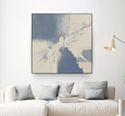 Cool Fury I by Daleno Art on GIANT ART - blue abstract abstrait